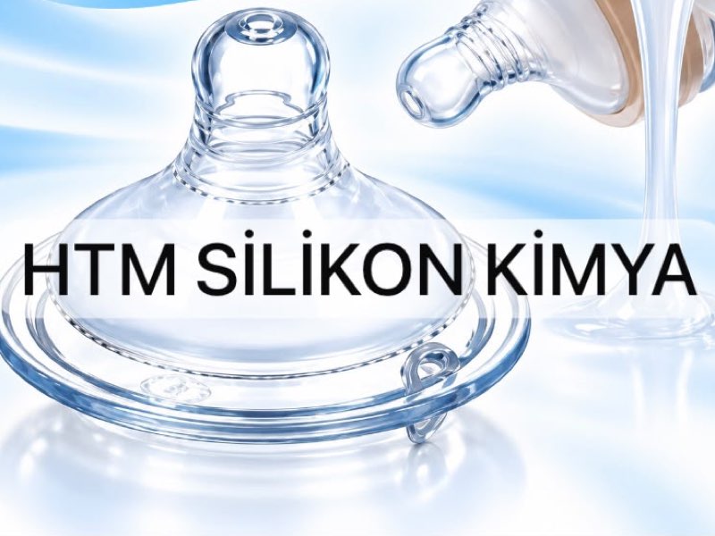 Şeffaf silikon biberon emziği